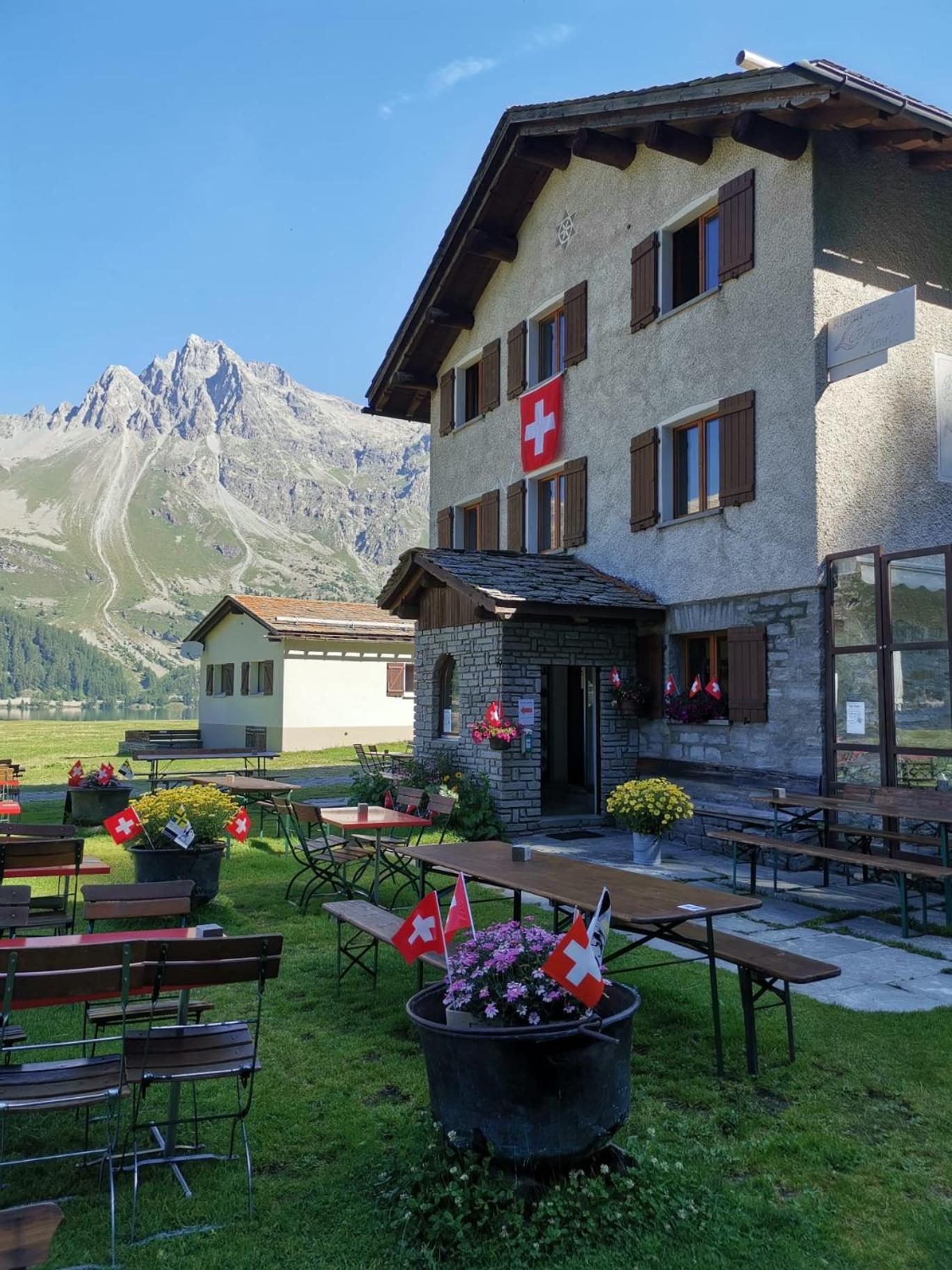 Hotel Ristorante Lagrev Maloja Exterior photo